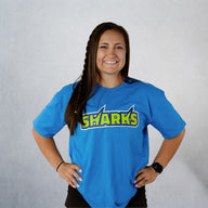 Unisex Artic Blue Sharks Staple T-Shirt