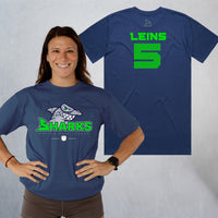 Personalized Sharks Heavyweight Classic Tee | Navy