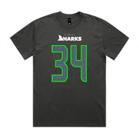 Chawkeen Graham SW Florida Sharks Carbon Fin - Boxy Fit
