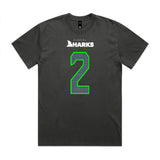 Chelsea Raineri SW Florida Sharks Carbon Fin - Boxy Fit