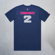 Personalized Lady Sharks Heavyweight Classic Tee | Navy