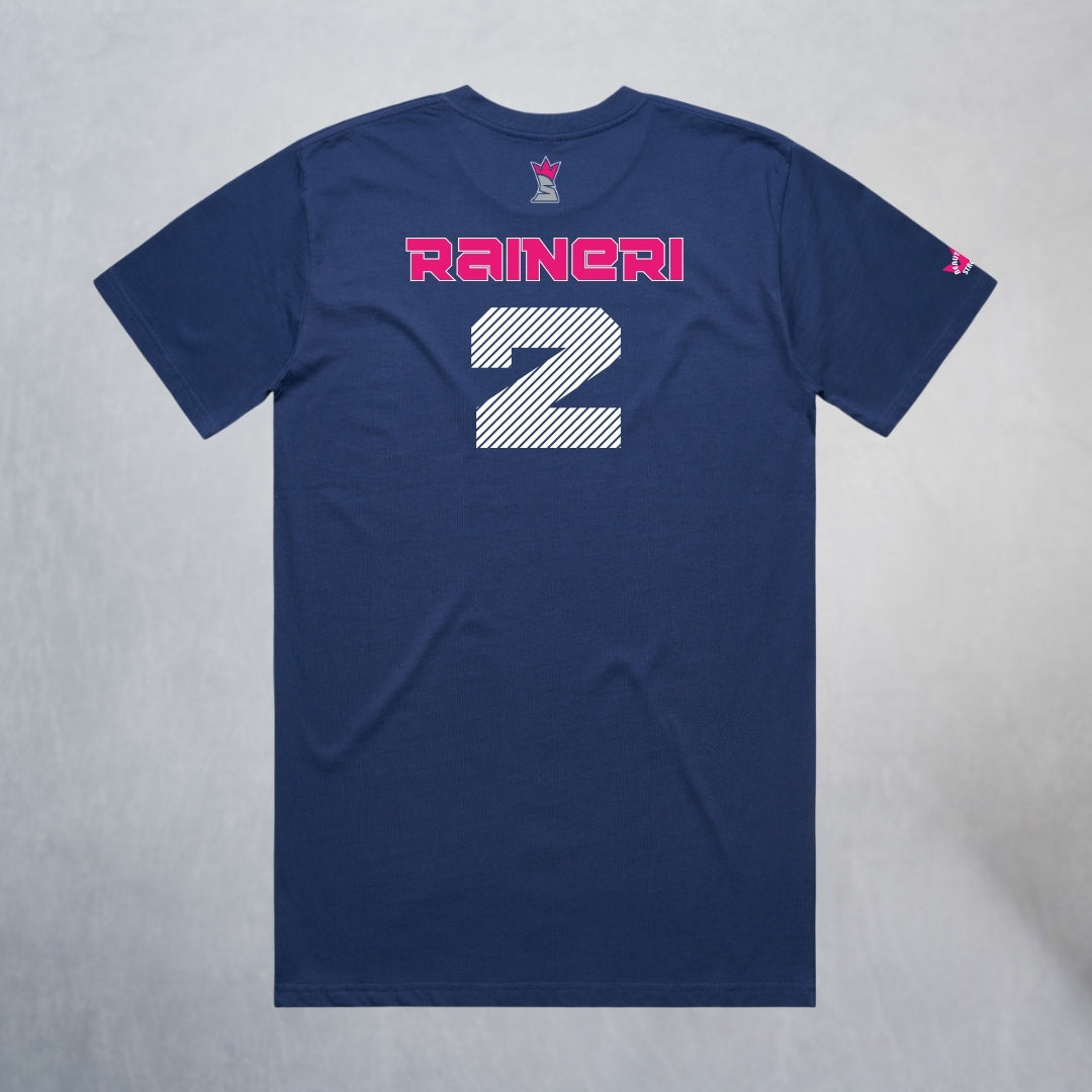 Personalized Lady Sharks Heavyweight Classic Tee | Navy