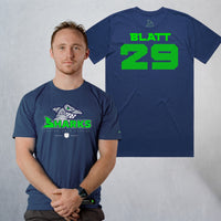 Personalized Sharks Heavyweight Classic Tee | Navy