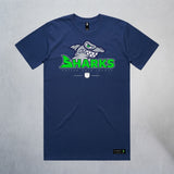 Personalized Sharks Heavyweight Classic Tee | Navy