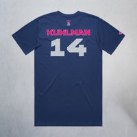Personalized Lady Sharks Heavyweight Classic Tee | Navy