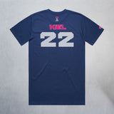 Personalized Lady Sharks Heavyweight Classic Tee | Navy