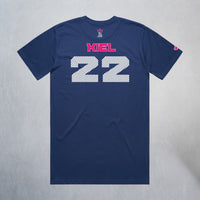 Personalized Lady Sharks Heavyweight Classic Tee | Navy