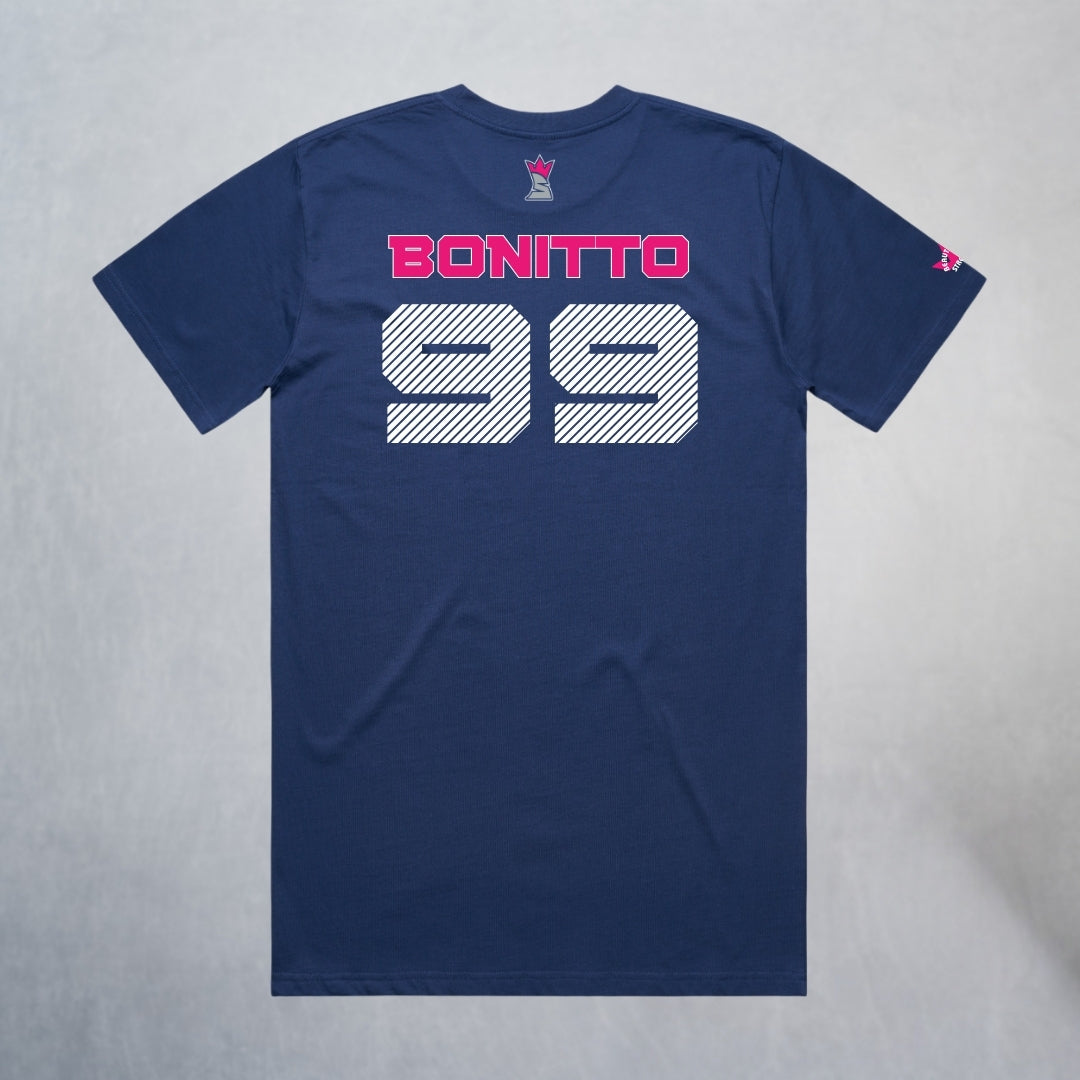 Personalized Lady Sharks Heavyweight Classic Tee | Navy