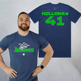 Personalized Sharks Heavyweight Classic Tee | Navy
