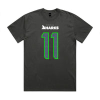 Sam Martin SW Florida Sharks Carbon Fin - Boxy Fit