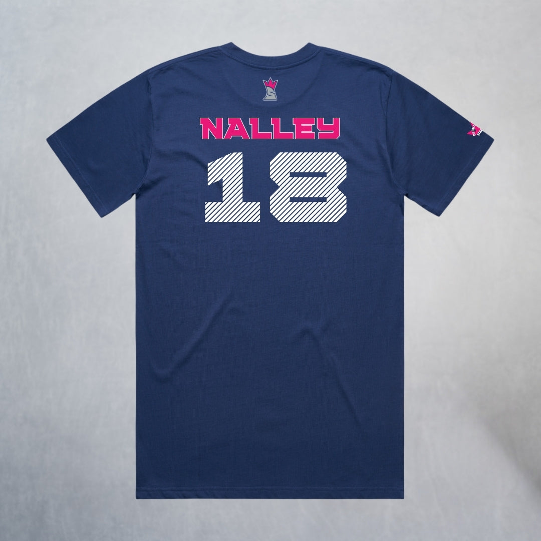 Personalized Lady Sharks Heavyweight Classic Tee | Navy