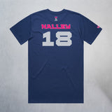 Personalized Lady Sharks Heavyweight Classic Tee | Navy