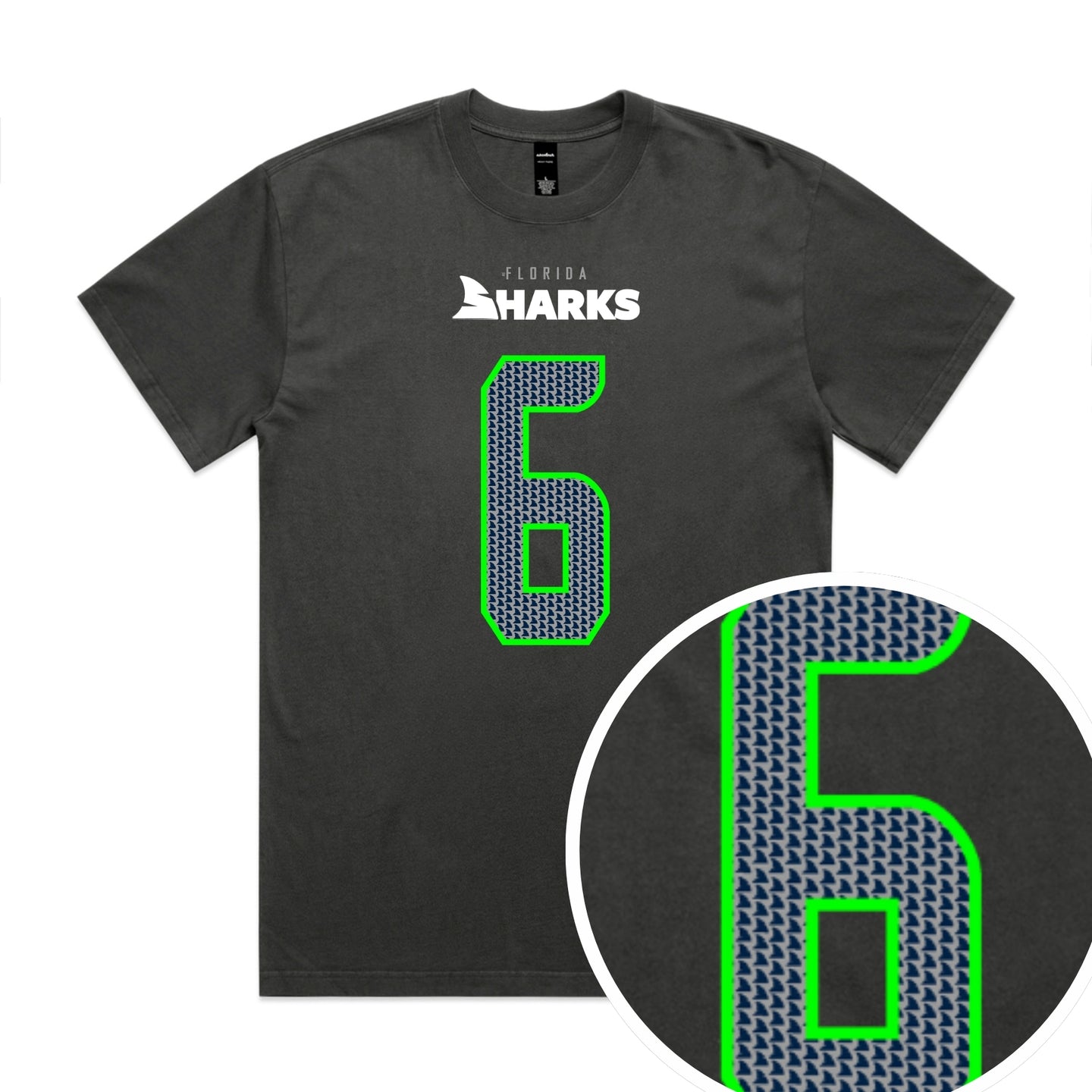 Sedona Townsend SW Florida Sharks Carbon Fin - Boxy Fit