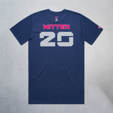 Personalized Lady Sharks Heavyweight Classic Tee | Navy