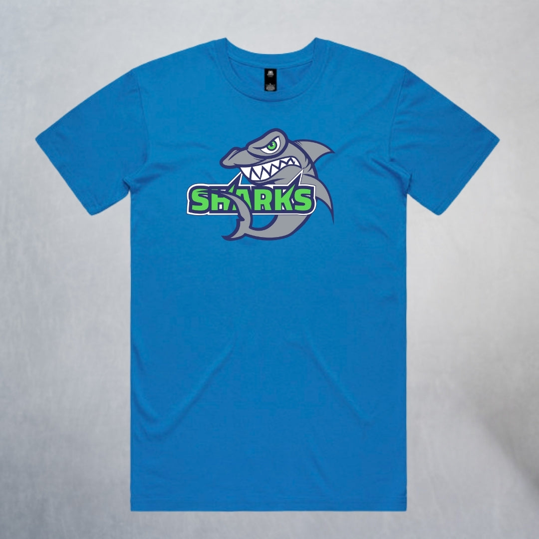 Unisex Artic Blue Classic Sharks Staple T-Shirt