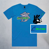 Unisex Artic Blue Classic Sharks Staple T-Shirt