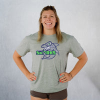 Unisex Heather Gray Classic Sharks Staple T-Shirt