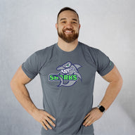 Unisex Petrol Blue Classic Sharks Staple T-Shirt