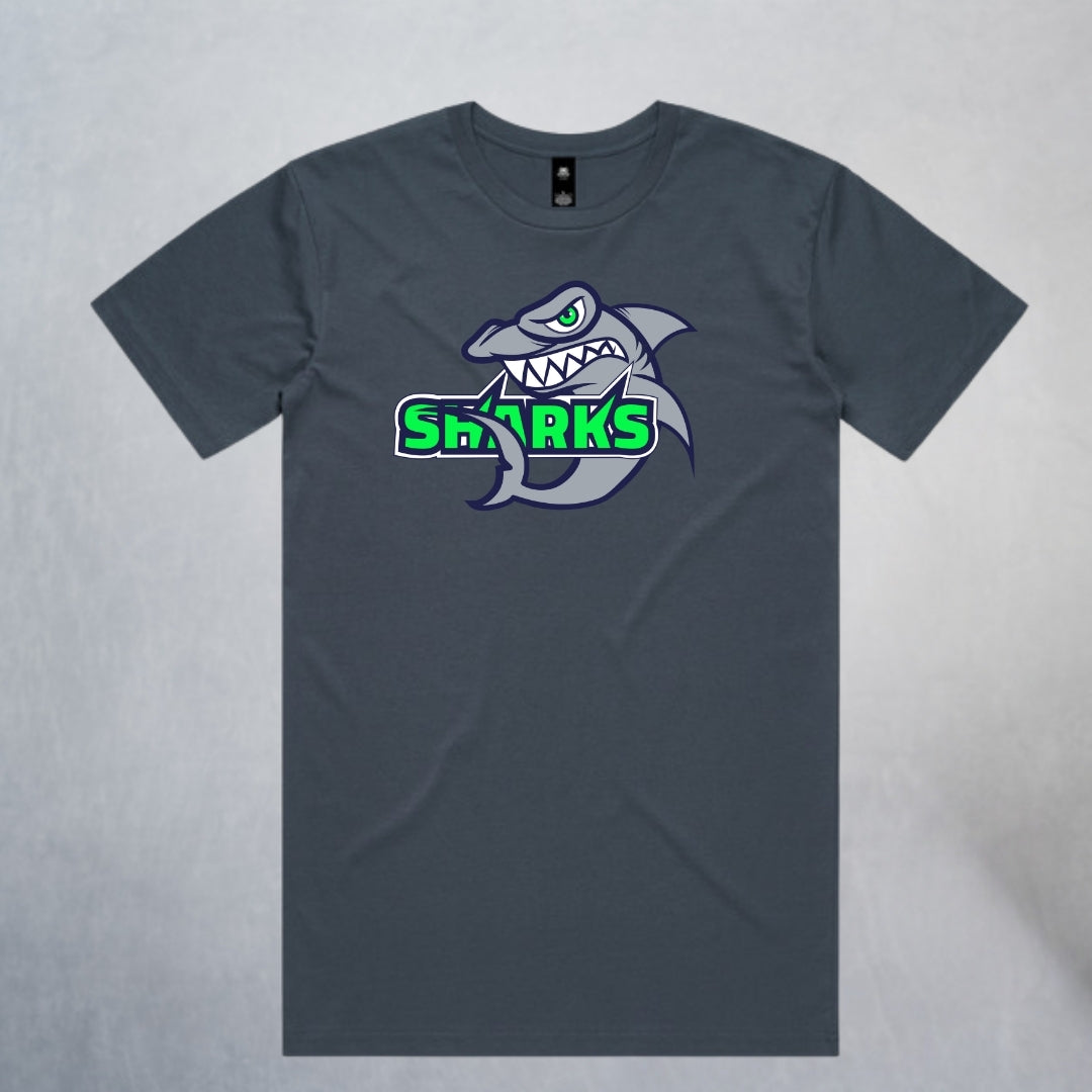 Unisex Petrol Blue Classic Sharks Staple T-Shirt