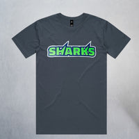 Unisex Petrol Blue Sharks Staple T-Shirt