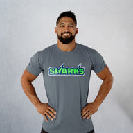 Unisex Petrol Blue Sharks Staple T-Shirt