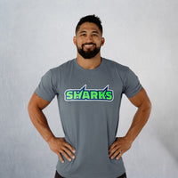 Unisex Petrol Blue Sharks Staple T-Shirt