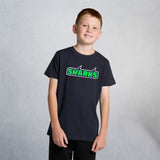 Unisex Youth Navy Sharks Staple T-Shirt