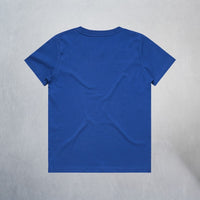 Unisex Youth Royal Blue Classic Sharks Staple T-Shirt