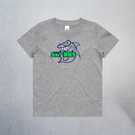 Unisex Youth Athletic Heather Classic Sharks Staple T-Shirt