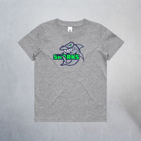 Unisex Youth Athletic Heather Classic Sharks Staple T-Shirt