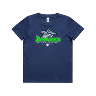 Unisex Youth Navy Classic Sharks Staple T-Shirt