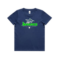 Unisex Youth Navy Classic Sharks Staple T-Shirt