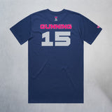 Personalized Lady Sharks Heavyweight Classic Tee | Navy