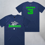 Personalized Sharks Heavyweight Classic Tee | Navy