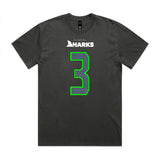 Zaien Zafra SW Florida Sharks Carbon Fin - Boxy Fit